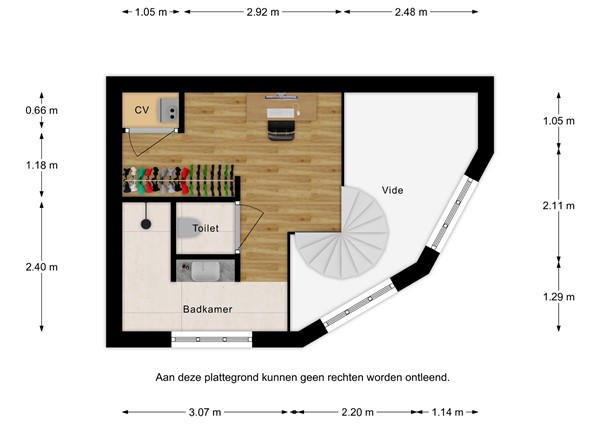 Floorplan - Vleeshouwerijstraat 15, 4524 DA Sluis